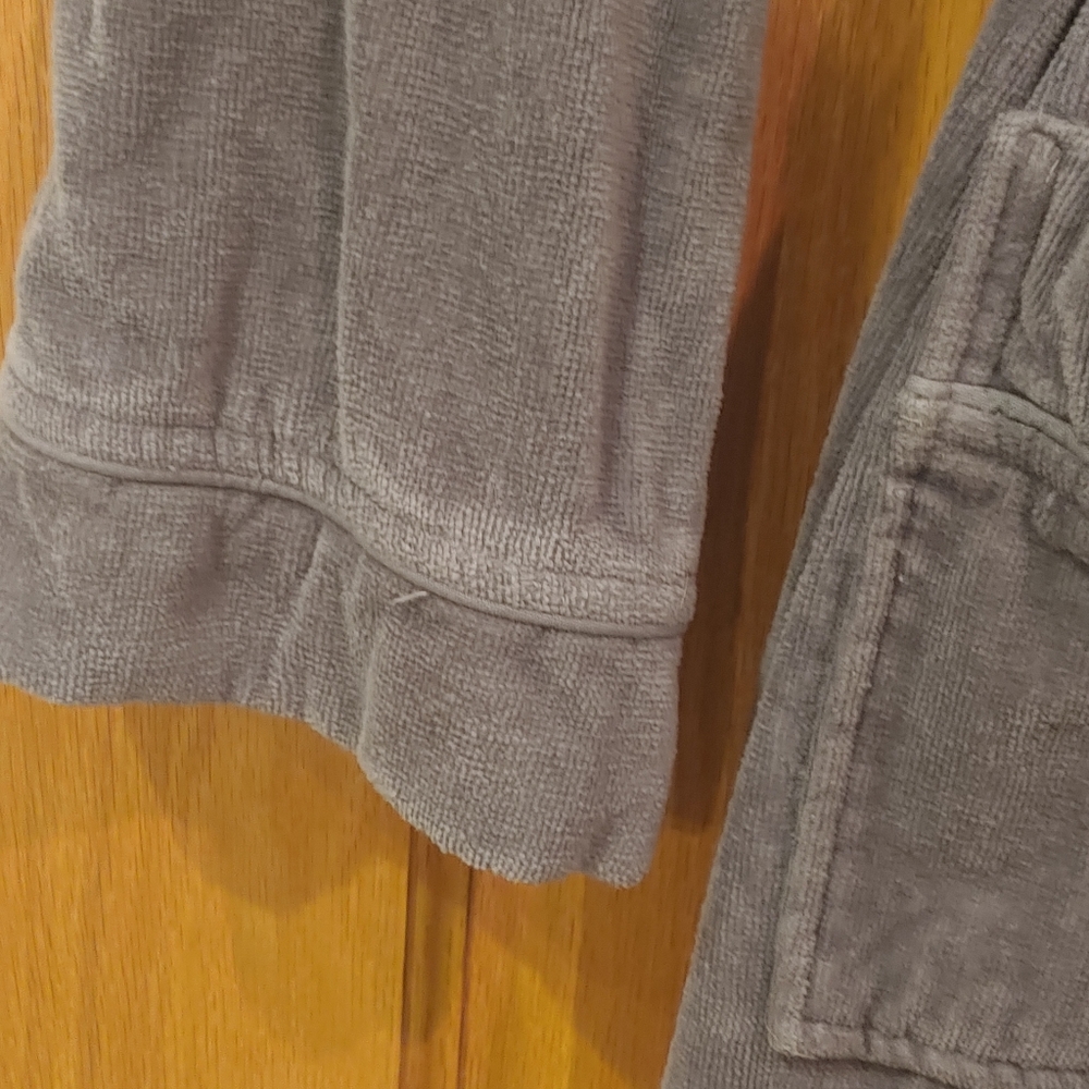 Gray Velour Robe - image 3